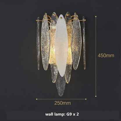 DecorBites™ Gold Metal Chain LED Pendant Lights for Modern Luxury Living Room