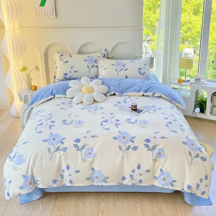 Decorbites™ Baumwoll-Bettwäsche-Set mit Druck für süßen, gemütlichen Schlaf