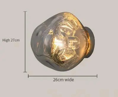 Nordic Lava Glass Wall Lamp