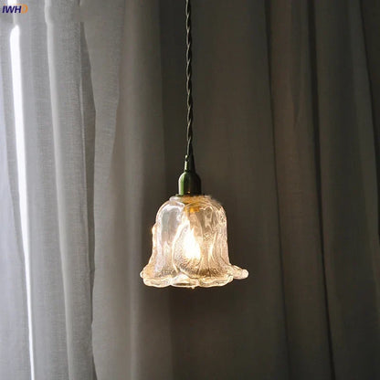 DecorBites™ Copper Glass LED Pendant Lamp: Modern Nordic Kitchen Dining Room Lighting