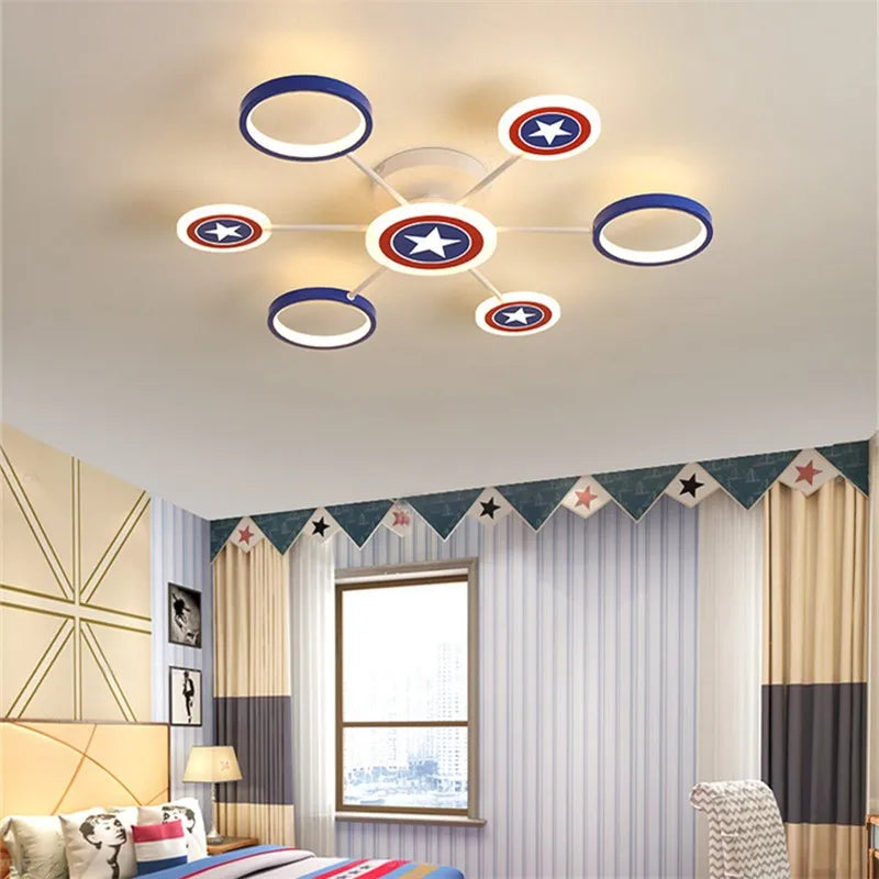 Decorbites™ Kinder-LED-Karikatur-Deckenleuchte | Dekorationslampen für Jungen- und Mädchenzimmer