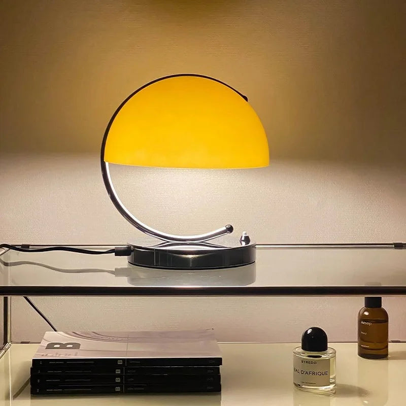 Decorbites™ Glas-Tischleuchte: Nordisch-minimalistisches Retro-Licht für Schlafzimmer, Restaurant oder Bar