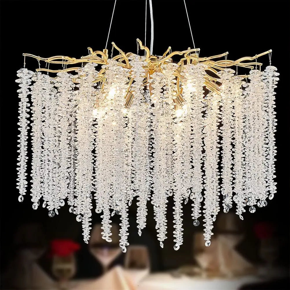 Decorbites™ Kristall-Quasten-Kronleuchter: Elegante Pendelleuchten für das Esszimmer