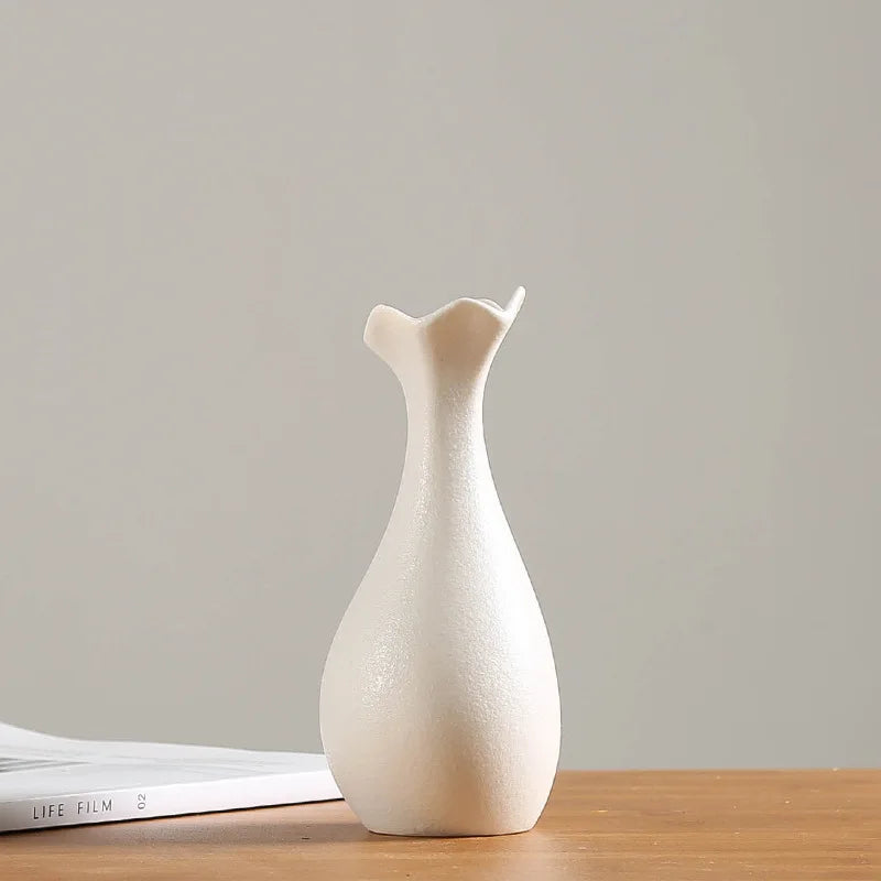 Decorbites™ Japanische Stil Keramikvasen für moderne Heimdekoration und künstliche Blumen