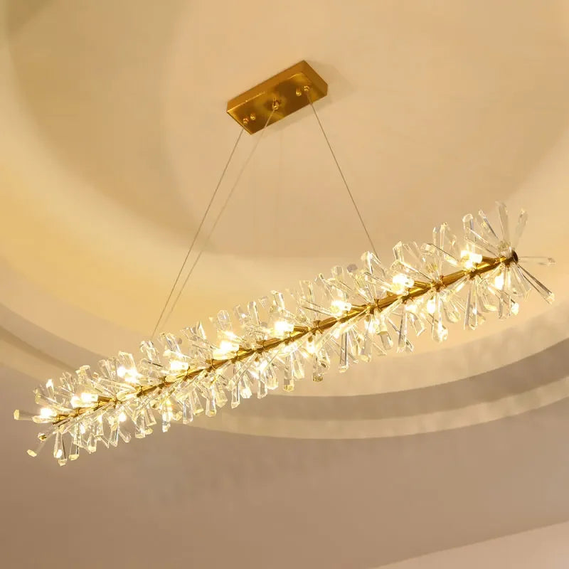 Decorbites™ Kristall-LED-Kronleuchter für die Wohnraumausstattung – Moderne Hängeleuchte