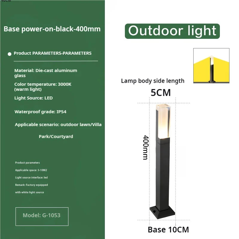 DecorBites™ LED Lawn and Courtyard Lights for Garden Villa Park Landscaping