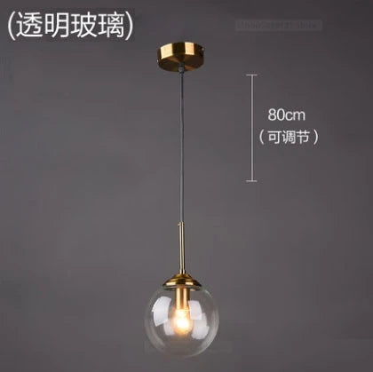 Decorbites™ Glas-Kugeln-Wandlampen LED Vintage Spiegel Nachttisch Schlafzimmerleuchte Modern Nordischer Stil
