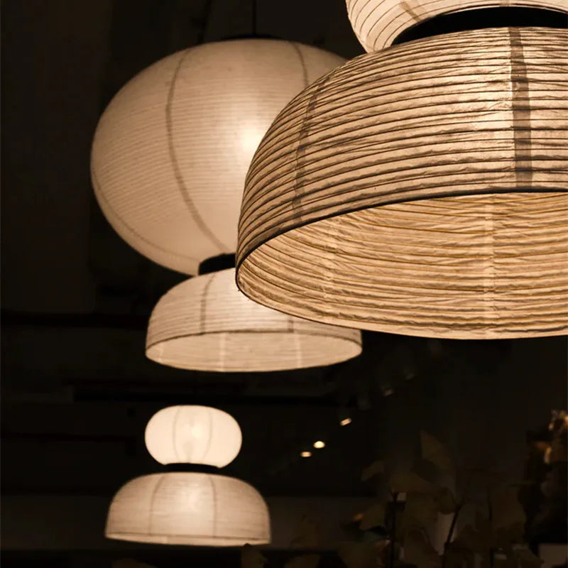 Decorbites™ Japanische Reispapier-Lampe: Vintage Wabi-Sabi-Design für Zen-Raum