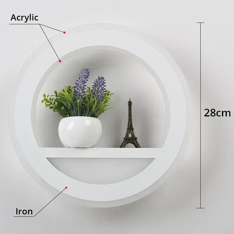 Decorbites™ dimmbare LED-Wandleuchte mit Fernbedienung für Schlafzimmer und Wohnzimmer