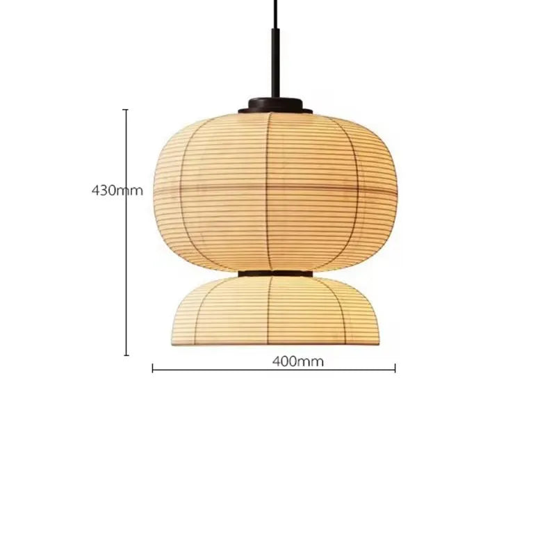 Decorbites™ Japanisches Wabi-Sabi-Stoff-Pendant-Licht: Traditionelle und kreative Beleuchtung für das Esszimmer