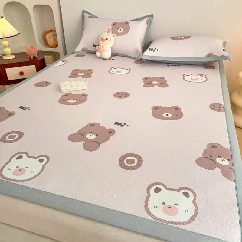 Decorbites™ Antibakterielles Muster-Matratzen-Set | Hautfreundlich & Weiche Matratze | Sommer-Klimaanlage