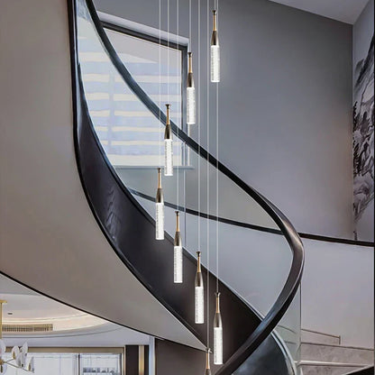 Decorbites™ Kristall-Leuchter: Moderner Luxus-Spiralen-Treppe Wohnzimmer- & Schlafzimmer-Beleuchtung
