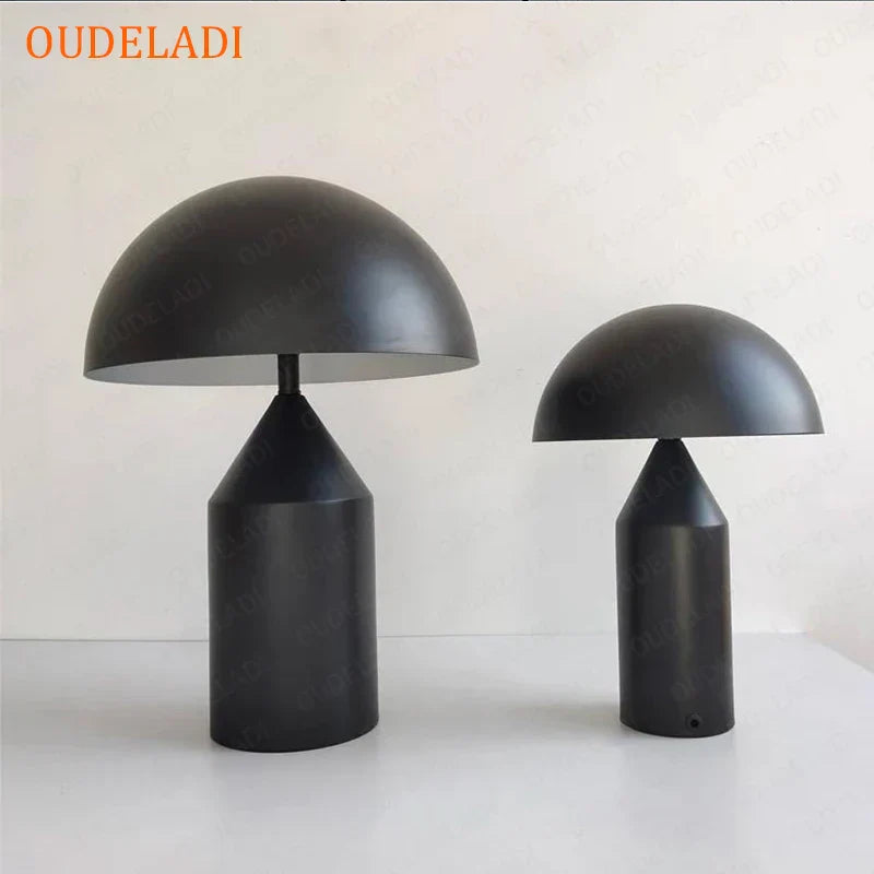 Gold Iron Mushroom Lamp