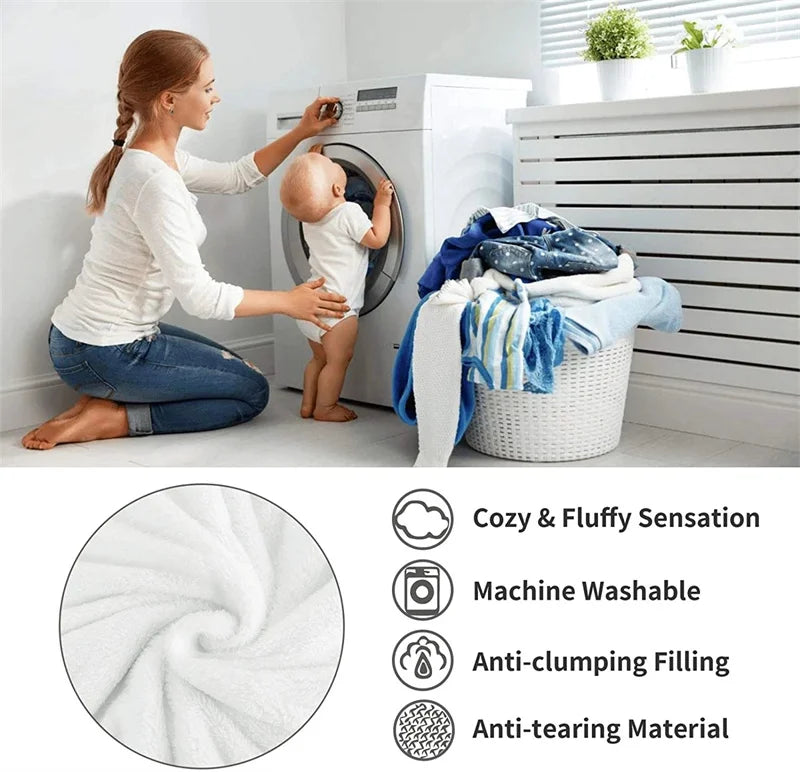 Decorbites™ Kuscheliges Korallen-Fleece-Doppelbettdecken - Superweiche Plüschdecke