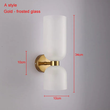 Decorbites™ Glasball-LED-Wandleuchten – Nordisch moderne Wandlampen für Schlafzimmer, Badezimmer, Treppenhäuser