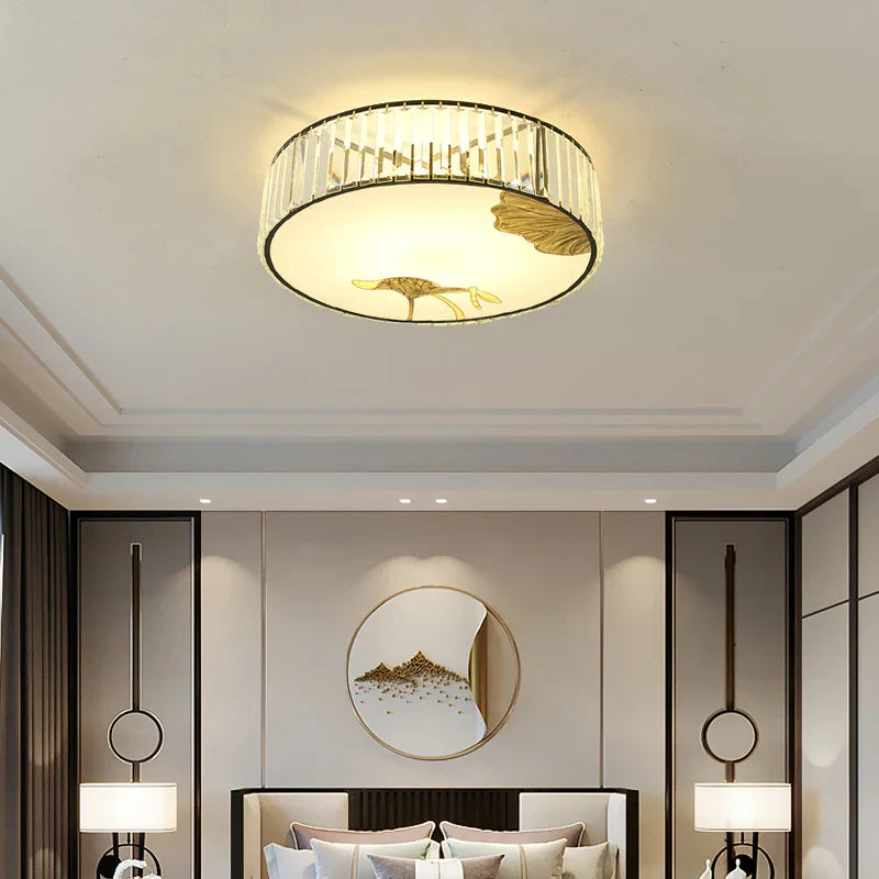 Decorbites™ Kristall-Chinesen-Stil-Deckenleuchte für Wohnzimmer und Schlafzimmer