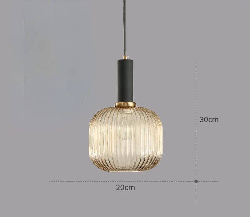 Decorbites™ Glas Farbige LED Anhänger Licht Kronleuchter für Heim Wohn- und Esszimmer Dekoration