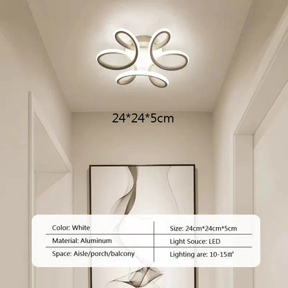 DecorBites™ LED Ceiling Light: Modern Aisle Lighting for Corridor Stairs Kitchen Attic Indoor