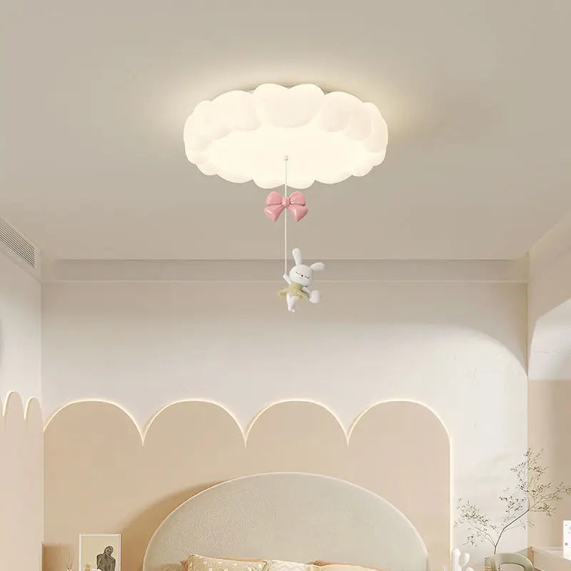 Cream Rabbit Ceiling Light