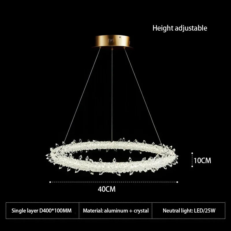 Decorbites™ Kristallblumen-LED-Hängeleuchte für Wohn- und Esszimmer