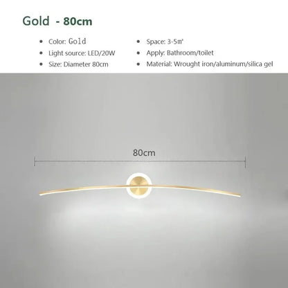 Decorbites™ LED Wandlampen: Moderne Eisenbacklackierungs-Handwerksleuchte für Badezimmer, Schlafzimmer und Wohnzimmer