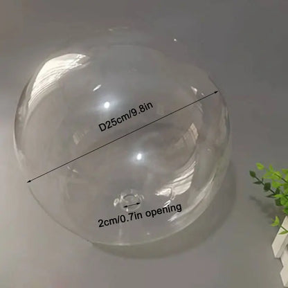 Decorbites™ Klar-Glas-Pendent-Lampenschirm mit 2,2 cm Gewinde für Kronleuchter & Hängeleuchten