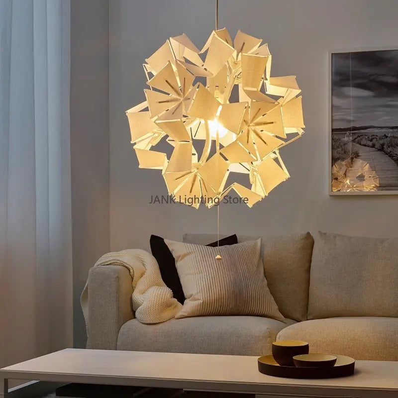 Gold Bauhinia LED Chandelier