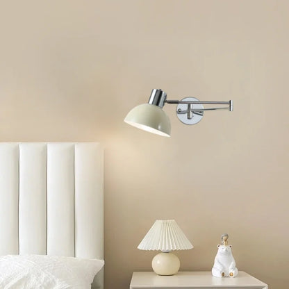 DecorBites™ Cream LED Swing Arm Wall Lamp for Living Room Bedroom Mirror Stair Light