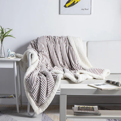 DecorBites™ Cozy Nordic Wool Throw Blanket: Soft & Stylish for Office, Sofa, or Shawl