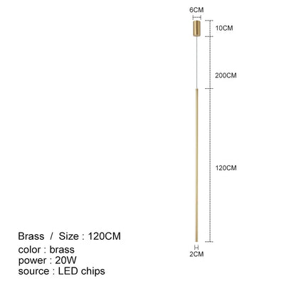 Decorbites™ LED-Leitungsleuchter: Nordische kreative Beleuchtung für Wohnzimmer & Schlafzimmer