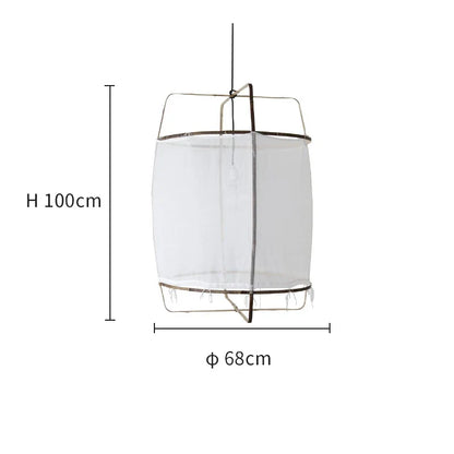 DecorBites™ Linen Cotton Pendant Lamp: Nordic White DIY Fabric Shade LED Island Lighting