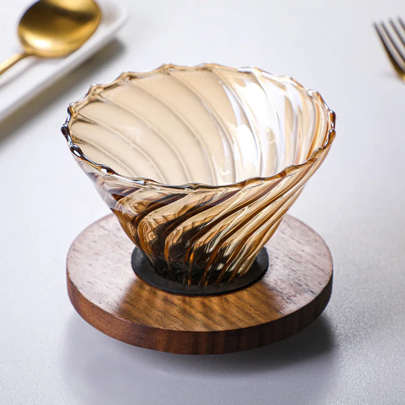 Decorbites™ Glas-Kaffeefiltertopf Tropf wiederverwendbare Zubehör Braun Gebrühter Perkolator