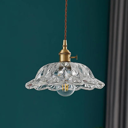 Decorbites™ Japanischer Stil LED-Hängeleuchte Kupferglas Hängelampe