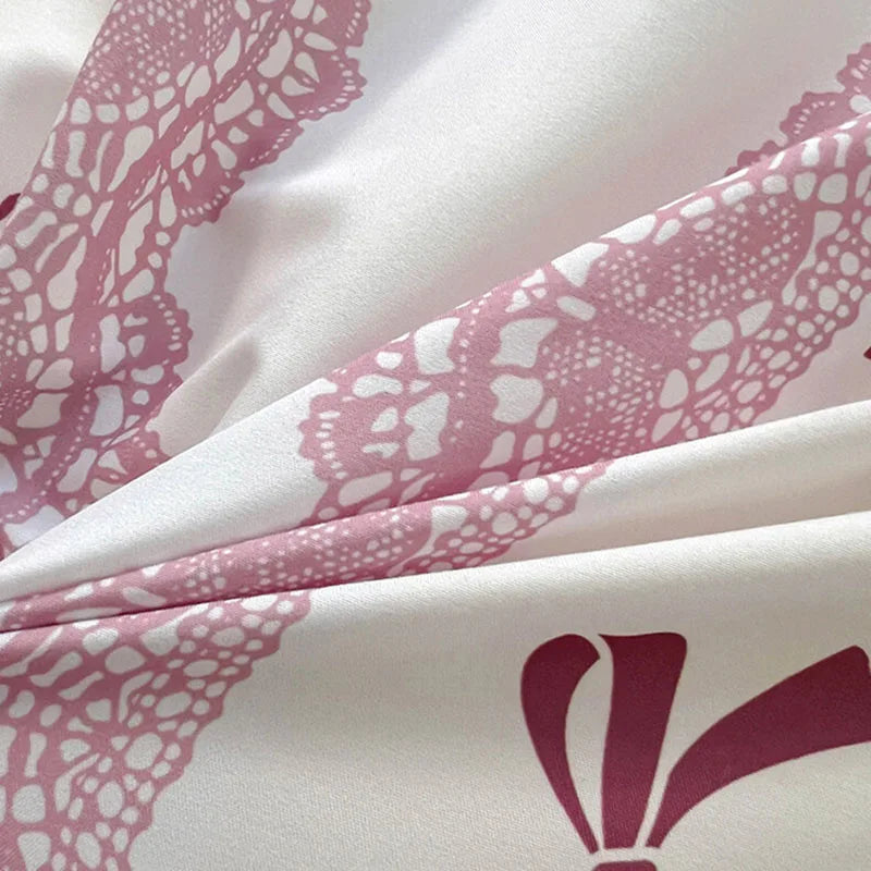 Decorbites™ Spitzensetziges Gedrucktes Bettbezugsset – Elegante, Gemütliche Bettwäsche für Einzel- und Doppelbetten