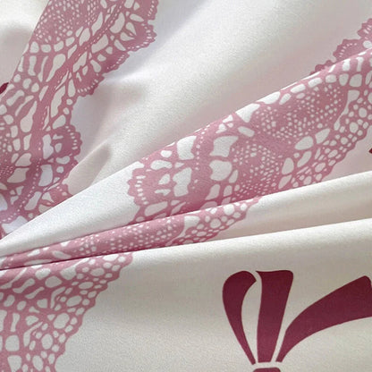 Decorbites™ Spitzensetziges Gedrucktes Bettbezugsset – Elegante, Gemütliche Bettwäsche für Einzel- und Doppelbetten
