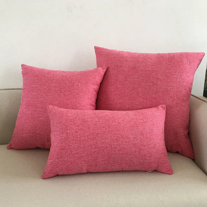 Decorbites™ Elfenbein-Sofakissenbezug 30x50cm 40x40cm 45x45cm 50x50cm 60x60cm Uni-Farbe