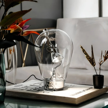 Decorbites™ Glas-Schreibtischlampe: Italienische Vintage dimmbare Dreh-Tischleuchte