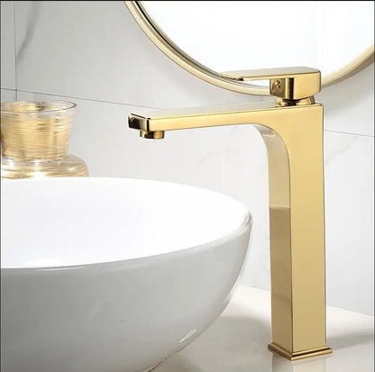 Decorbites™ Gold Beckenarmatur: Einhebel-Waschbeckenhahn & Messing-Waschbeckenmischer