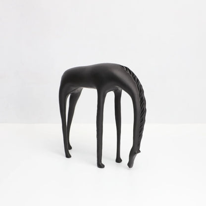 DecorBites™ Abstract Horse Iron Sculpture - Metal Animal Figurine for Home Decor