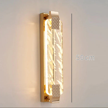 Decorbites™ Kristall-Wandleuchte für Wohnzimmer-TV-Hintergrund, Lichtluxus-Schlafzimmer-Nachttisch, Villa-Treppe
