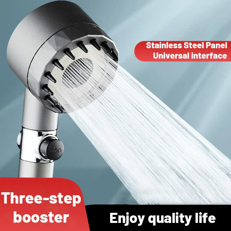 Metallic Multi-Mode Shower Set
