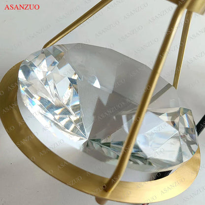 DecorBites™ Crystal Diamond LED Wall Sconce for Luxury Home Decor Lighting