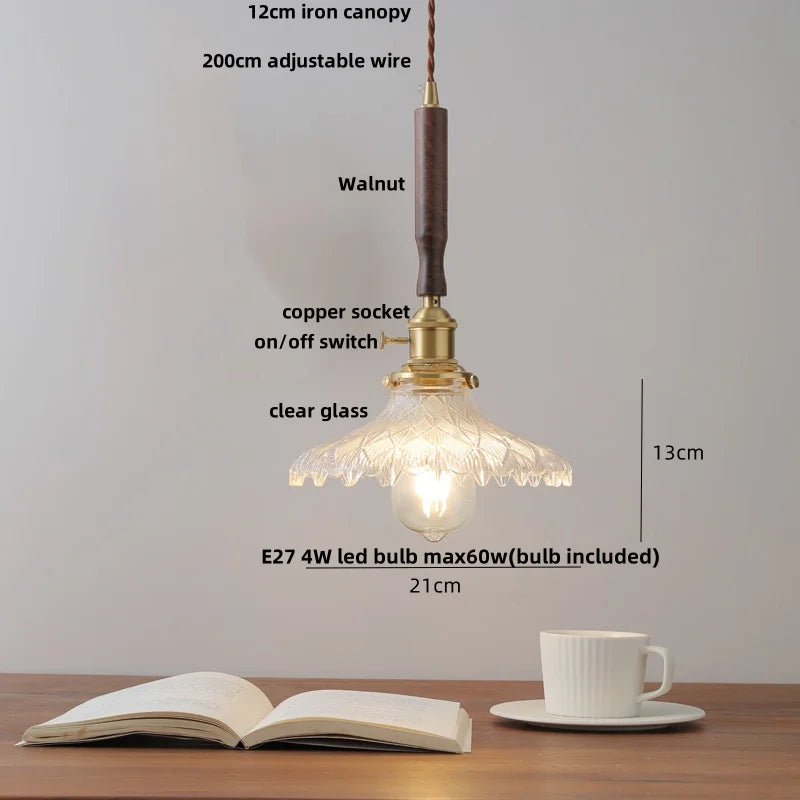 Decorbites™ Bunte Glas-LED-Hängeleuchten: Modernes nordisches Design, höhenverstellbare Hängelampe