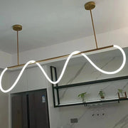 Modern Gold Black Chandelier