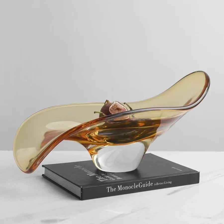 Decorbites™ Geometrisches Glas-Schalen-Tablett: Elegantes Wohnaccessoire & unverzichtbares Stauraummittel