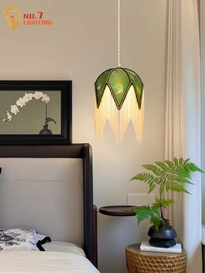 Decorbites™ Kupfer-Quaste-Anhängerleuchten LED E27 Retro-Luxus-Hängeleuchte für die Einrichtung zu Hause