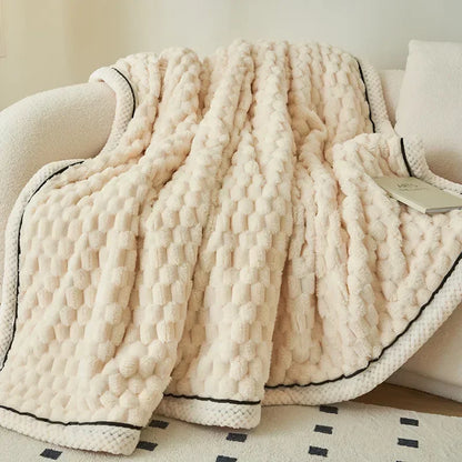 Decorbites™ Kuscheliges Flanell-Fleece-Decke für warmen Herbst- und Winterschlaf