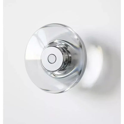DecorBites™ Crystal Bedside Wall Lamp: Modern Minimalist Circular Design for Home