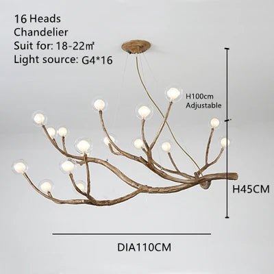DecorBites™ Glass Bubble LED Pendant Light for Stylish Home Decor and Lighting Fixtures