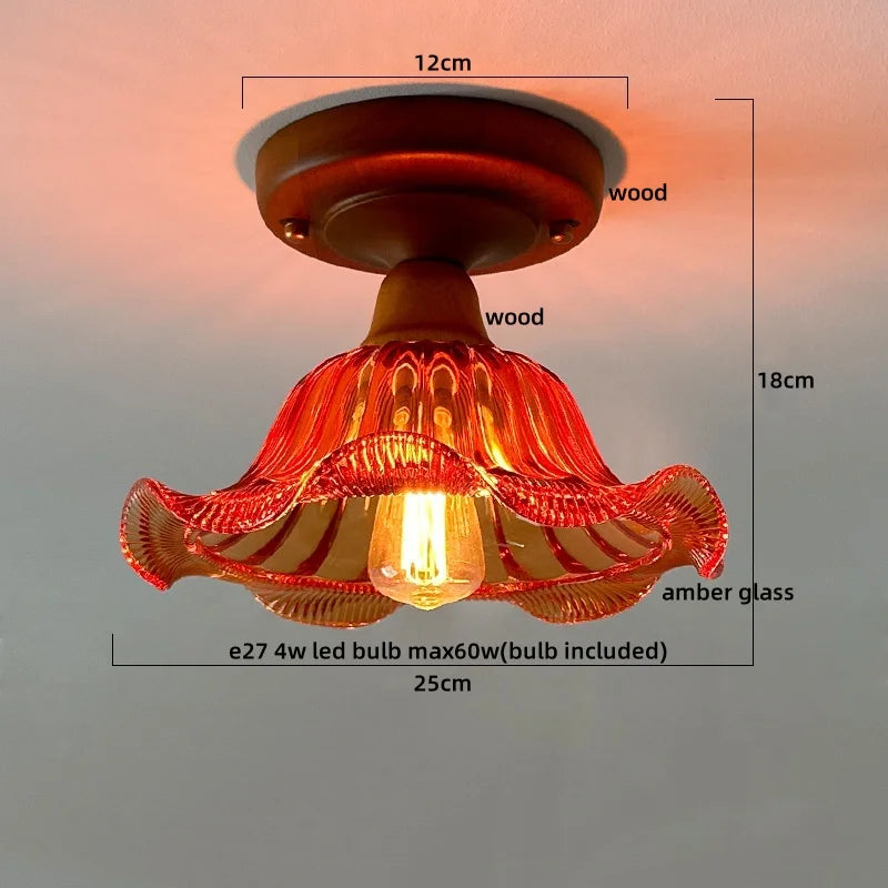 Decorbites™ Glas-Kupfer-LED-Deckenleuchte im modernen Stil für die Heimdekoration und das Restaurant